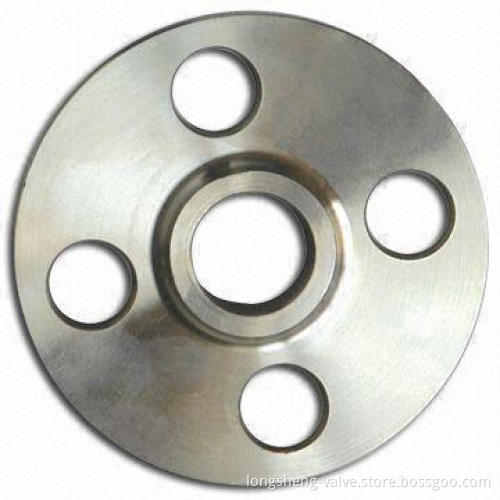 S/S Slip-on Forged Flange, Measuring 1/2 to 60 Inches, Meets ANSI DIN BS JIS UNI EN1092-1 Standards